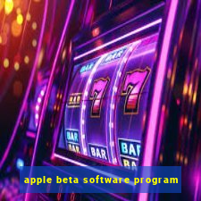 apple beta software program